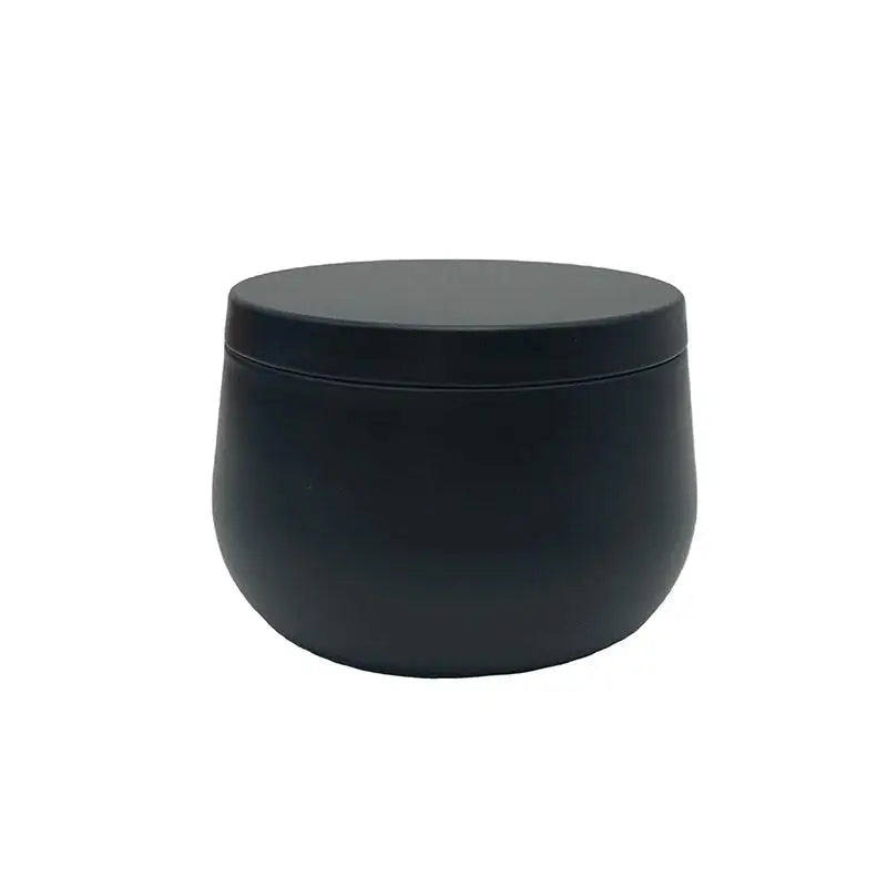 Wholesale Cheap Metal Jar Round Shape Storage Jar White Black Gold Red Green 8oz Metal Candle Container for Candles Making