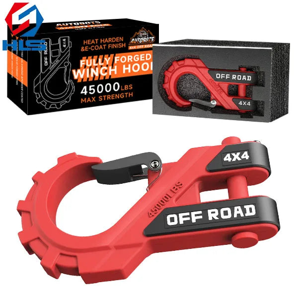 Top Quality Carbon Steel Single Hook Electric Anchor Clevis Slip Winch Hook for Winch Strap
