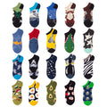 Colorful Men Heel Run Resistant Summer Cotton Anti  NO Slip Low Cut Invisible No Show Socks Mens Women Socks Mens