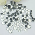 Factory Wholesale Hot Fix Dmc White Hotfix Rhinestone Transfer Iron on Crystal Rhinestones Bulk for Heat Transfers