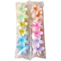 Wholesale Set 12 Eco-friendly 8cm Floral Claw Design Plastic Hair Clips for Women Girls Shark Claw Hair Accessories for Headgear