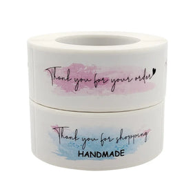 Manufacturers Customizable Waterproof Adhesive Thank You Label Stickers for Small Business UV/Offset Printing Glossy/Matte