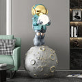 Hot Sale Resin Sculptures Astronaut Floor Bedside Lamp Home Decoration Astronaut Crafts Abstract Ornaments
