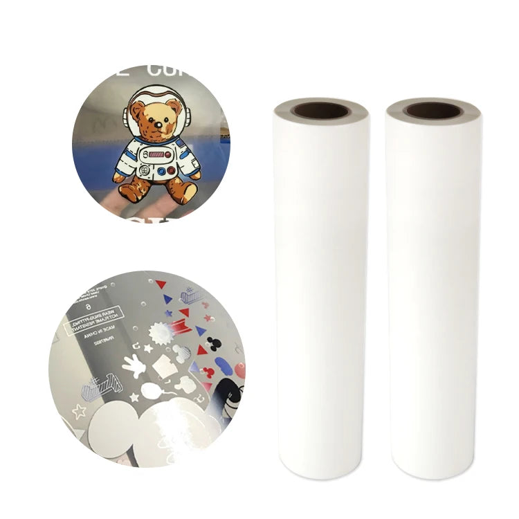 Hot Peel 60cm A1 A3 Roll Glossy Double Matte Heat Transfer Inkjet Printer Printing DTF PET Film for Custom Tshirt Printing