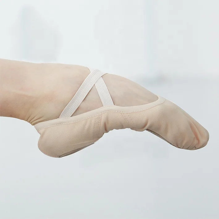 Wholesale Stock Available Professional 5D Elastic Lace-free Ballet Shoes Dance Wear Lightweight Ballet Dance Shoes