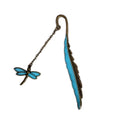 Night-Light Feather Dragonfly Bookmark Retro Butterfly Luminous Metal Bookmark Fluorescent Personalized Creative Bookmark