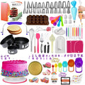 700Pcs Ultimate Cake Decorating Kit All In One Baking Supplies Set with Springform Pans Turntable Piping Tips for Beginner