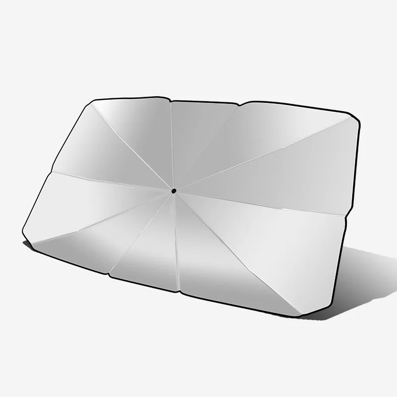 Wholesale Luxury Sports Design Foldable Car UV Protector Umbrellas Windproof Manual Control Luxury Cloth Material Accessory