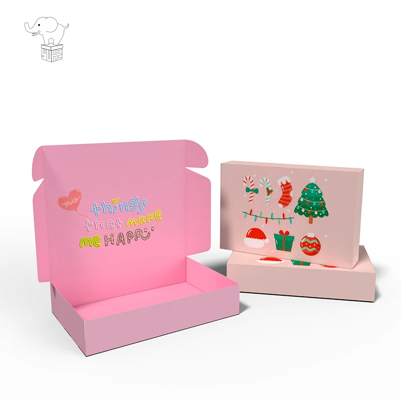 Free Samples Personalised Custom Postage Shipping Mailing Boxes Paper Foldable Mailer Boxes for Scarf Clothing with Insert