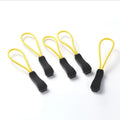 Custom Bag Reflective Ring String Rubber Pvc Zip Slider Fancy Puller Zipper Pull