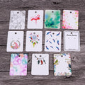 New Style 5*7 CM Necklace Chain Jewelry Packaging Card Earring Stud Display Paper Packaging Card with Custom LOGO