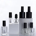 Customized Clear Empty Glass Nail Polish Bottle 3ml 4ml 5ml 7ml10ml 15ml 20ml