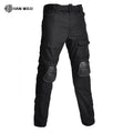 Men's Knee protection Multi Seat Trousers Tactical Cargo Pants