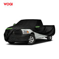WOQI Waterproof Windproof Car Cover 300D Oxford Cloth All Weather Truck Cover with Zipper