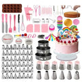 YJ Wonderful Custom 464pcs Cake Decorating Supplies Tool Kit Decorative Cake Stand Molde Pastel Pastry Silicon Mold