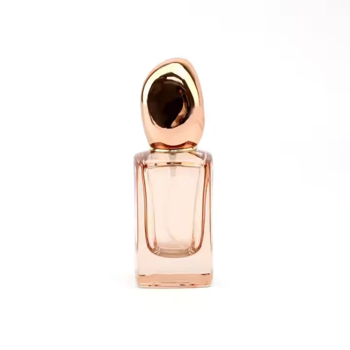 Wholesale Empty 30ml Luxury Cosmetic Packaging Bottle Thick Bottom Colorful Glass Perfume Mist Spray Bottle