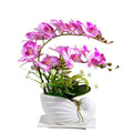 Wholesale Garden Home Decoration Orchid Artificial Plant Artificial Orchid Plastic Pot Phalaenopsis
