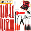 38pcs Car Dashboard Removal Set Auto Panel Audio Radio Removal Installer Repair Pry Tools Kit Fastener Removal