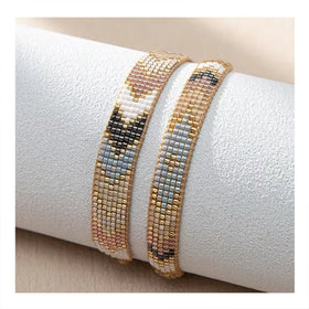 New Design Fashion Fine Miyuki Geometric Arrow Glass Beaded Woven Handmade Jewelry Bracelet for Women and Men