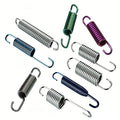Customized Elongated Hook Type Tension Spring Anodized Color Tension Spring