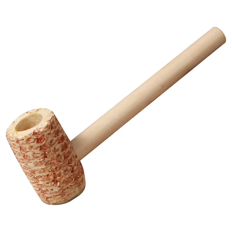 Erliao Wholesale Corncob Pipe New Style Corncob Smoking Pipes Novel Design Wood Smoking Pipe