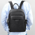 Marrant Cowhide Leather Rucksack Men Luxury Backpack Leather Laptop Bag Travel Backpack Genuine Leather Backpack Men