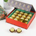 Squared Matte Black Decorate Creative Presentation Party Favor Packaging Gold Foil Fancy Magnetic Chocolate Box