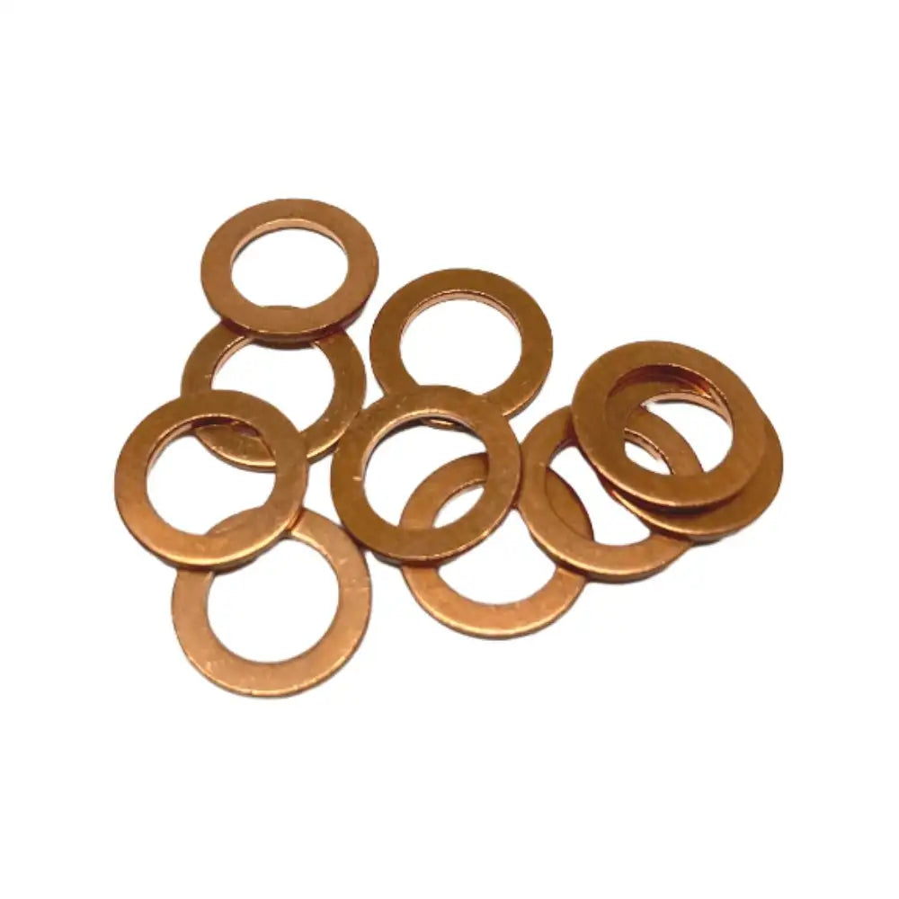 Artein M10 Copper Internal Tooth Bonded Stamping Shim Washers Bronze Metal Steel Sealing Plain Finish Internal Tooth Style