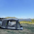 SNDN Four Seasons Self-driving Tour Outdoor 5-8 People Camping Caravan Air Awning RV Inflatable Tent Canvas Two Bedrooms Living