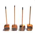 HZ Online Shop Jade Stone tiger Eye Cubes Shape Incense Holder Natural Crystal Incense Holder Gem Stones