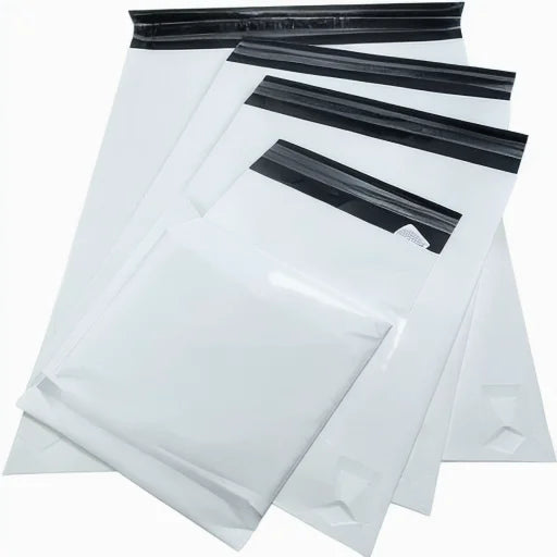 White Mailing Bags Strong Shipping Envelopes Packaging Poly Mailers - Pack of 100 MegaBDM