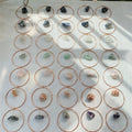 Wholesale Hand Made Crystal Raw Rough Stone Specimen Sun Catchers Hanging Wind Chime for Meditation