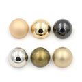 MeeTee E2-1 10-25mm DIY Garment Sewing Buttons Accessories for Jacket Suit Coat Round Clothing Metallic Bright Mushroom Buttons