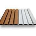 Great Outdoor Waterproof Fluted WPC Wall Panel External Wall Cladding for Garden Traditional Moisture-Proof Plastic Composite