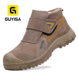 GUYISA Winter New Fashion Safety Boots European Standard Steel Toe Welder Series Safety Boots for Men
