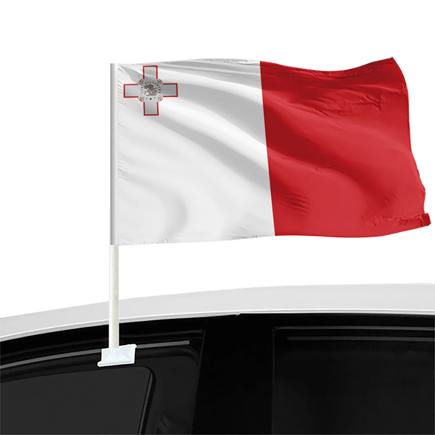 Factory Wholesale Cheap Malta Car Window Flag 12x18inches 100%polyester Double-side Custom Malta Car Window Flag