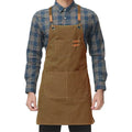 Canvas Apron Printed Coffee Shop Milk Tea Shop Korean Fashion Kitchen Barber Apron