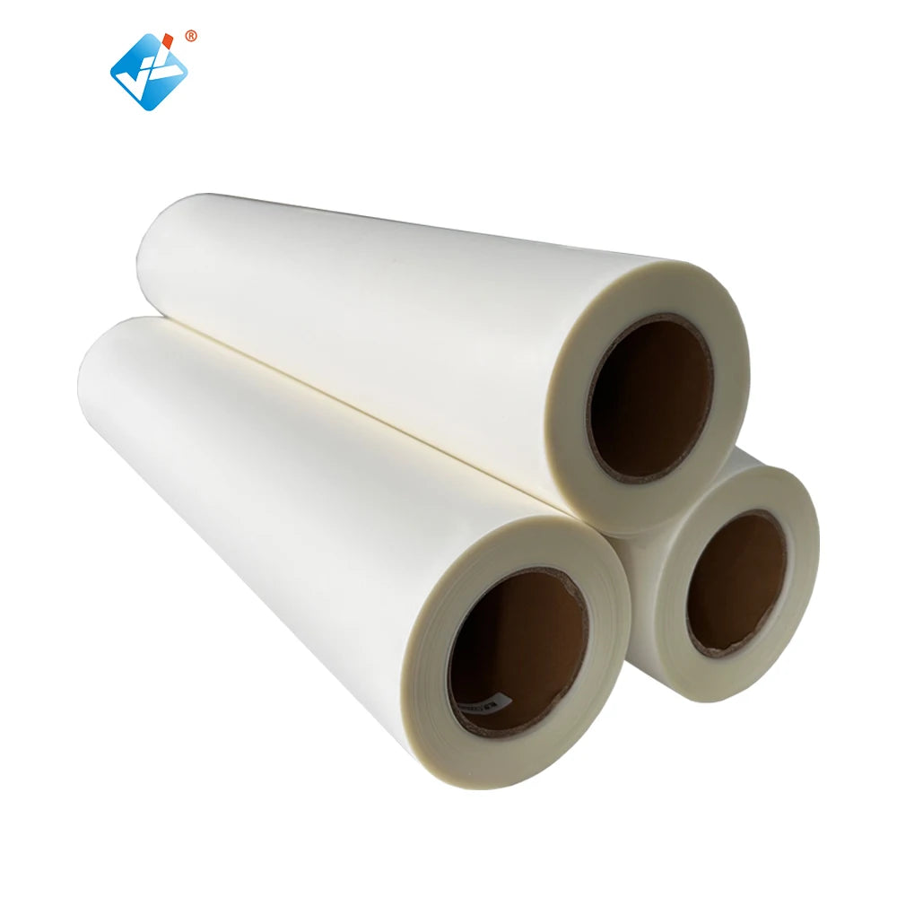 Dtf Pet Film Double Coating 60cm Glossy 13in by 3936in (328ft) Dtf Film Roll Instant Peel Ink & Powder Printing Materials