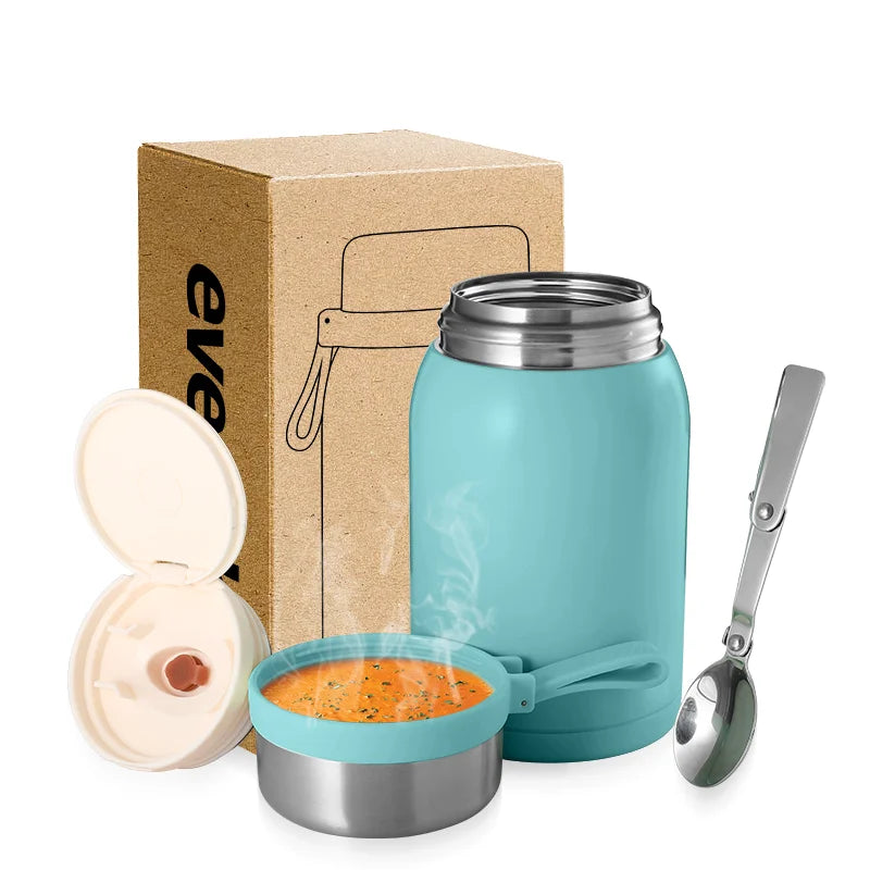 304 Stainless Steel Vacuum Insulated Food Jar Lunch Box Jars with Lids
