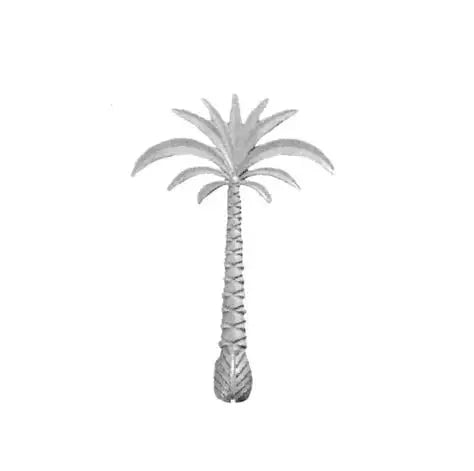 170x110mm Solid Iron Elements Ornamnental Molded Decorative Palm  Tree for Gate Fence Railing Handrail