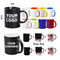 11 oz Coffee Matte Glossy Gift Christmas Day Custom logo Personalized Customizable Black Printed Cups
