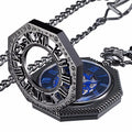 Classic Embossed Hollow Mechanical Watch Octagon Roman Mechanical Pocket Watches