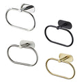 New Style Roll Holder Matte Black Stick Rack Holder Bar Self Adhesive Ring Hand Paper Stainless Steel Towel Hangers