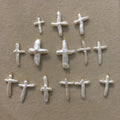 DIY Pearl Bead15-50 mm  Big Cross Baroque Shapekeshi loose Freshwater Pearl With 1 Metal HangerFULL HOLE DRILLED