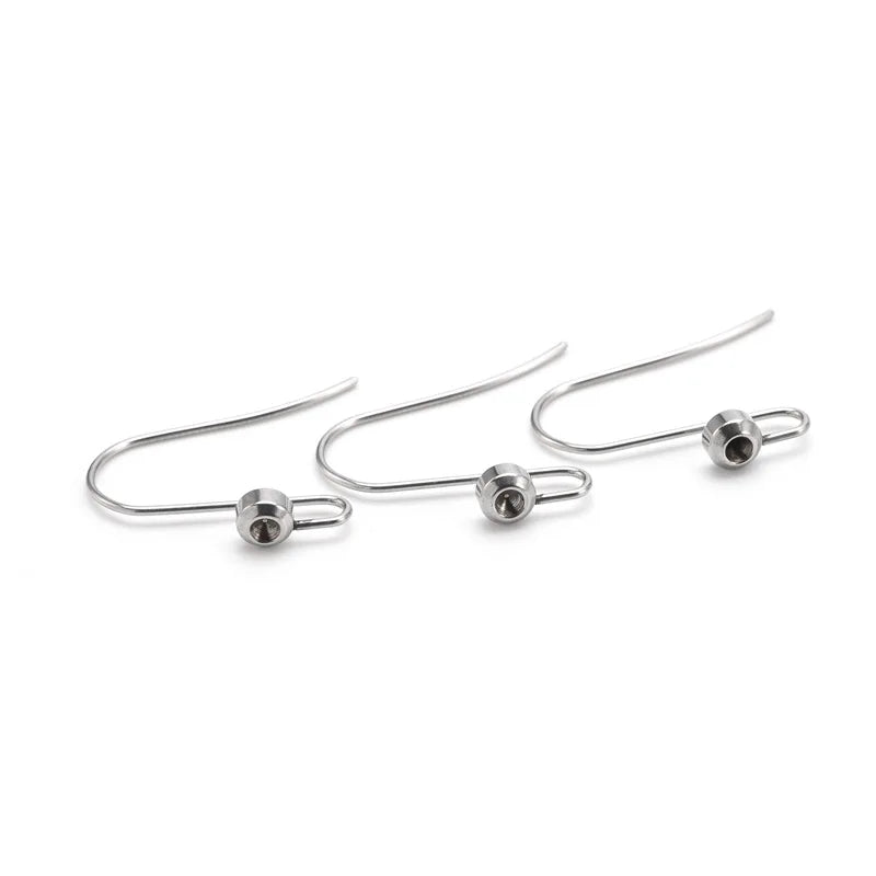 Wholesale  Hook Clasp Accessories Stainless Steel Earring Parts Buckle Jewelry Findings Earrings Hook Clasps
