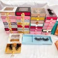 Thick Full  25mm Mink Eyelash 3d Mink Strip Lashes Wholesale Siberian Mink Eyelashes Free Customized Box