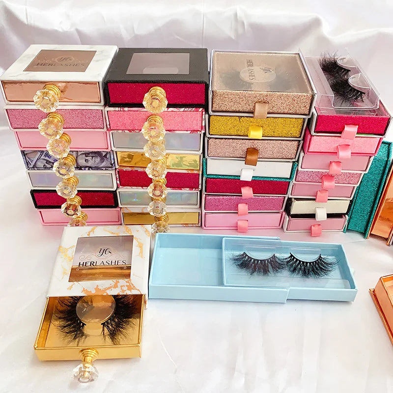 Thick Full  25mm Mink Eyelash 3d Mink Strip Lashes Wholesale Siberian Mink Eyelashes Free Customized Box