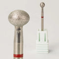 Diameter 5mm Wholesale Electric Milling Professional Efile Russian Manicure Cuticle Diamond Nail Drill Bits for Prep