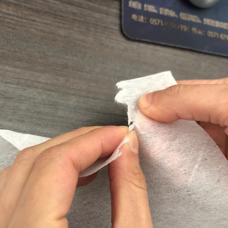 Easy Tear Away Nonwoven 100% PET Material Embroidery Stabilizer Backing Fabric with Customizable Width