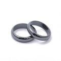 Classic Black Men's Hematite Stone Ring for Engagement Gift Party or Anniversary Natural Gemstone Rings